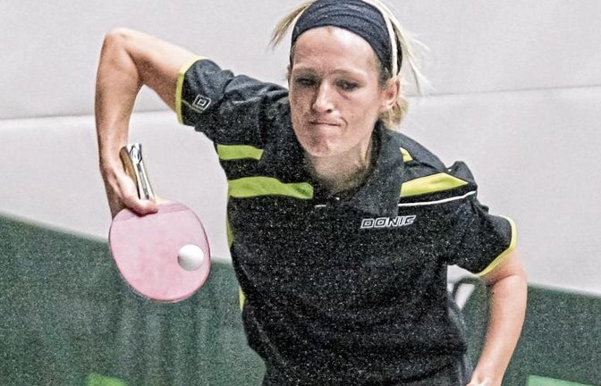 Fiona von Wobeser gelang gegen den bereits als Meister feststehenden TGV Eintracht Abstatt der einzige Punkt in den Einzeln für den TSV Oberriexingen. Foto: Archiv/Simecek