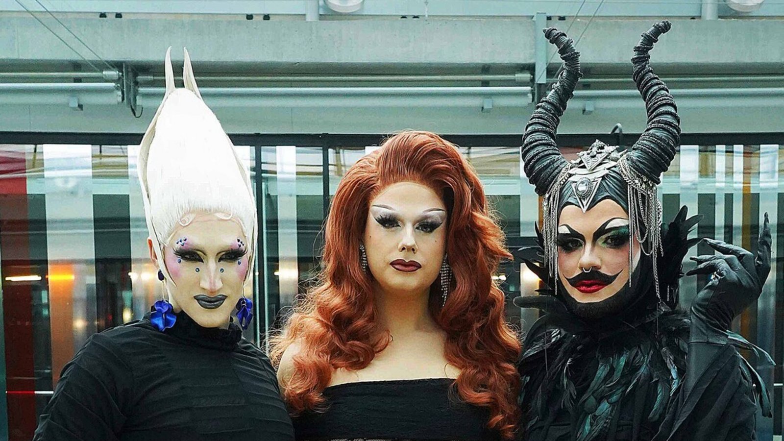 Drag Queens Vava Vilde, Rachel Intervention und Bambi Mercury (von links).Foto: Drag Queens Vava Vilde, Rachel Intervention und Bambi Mercury (von links).Foto: 