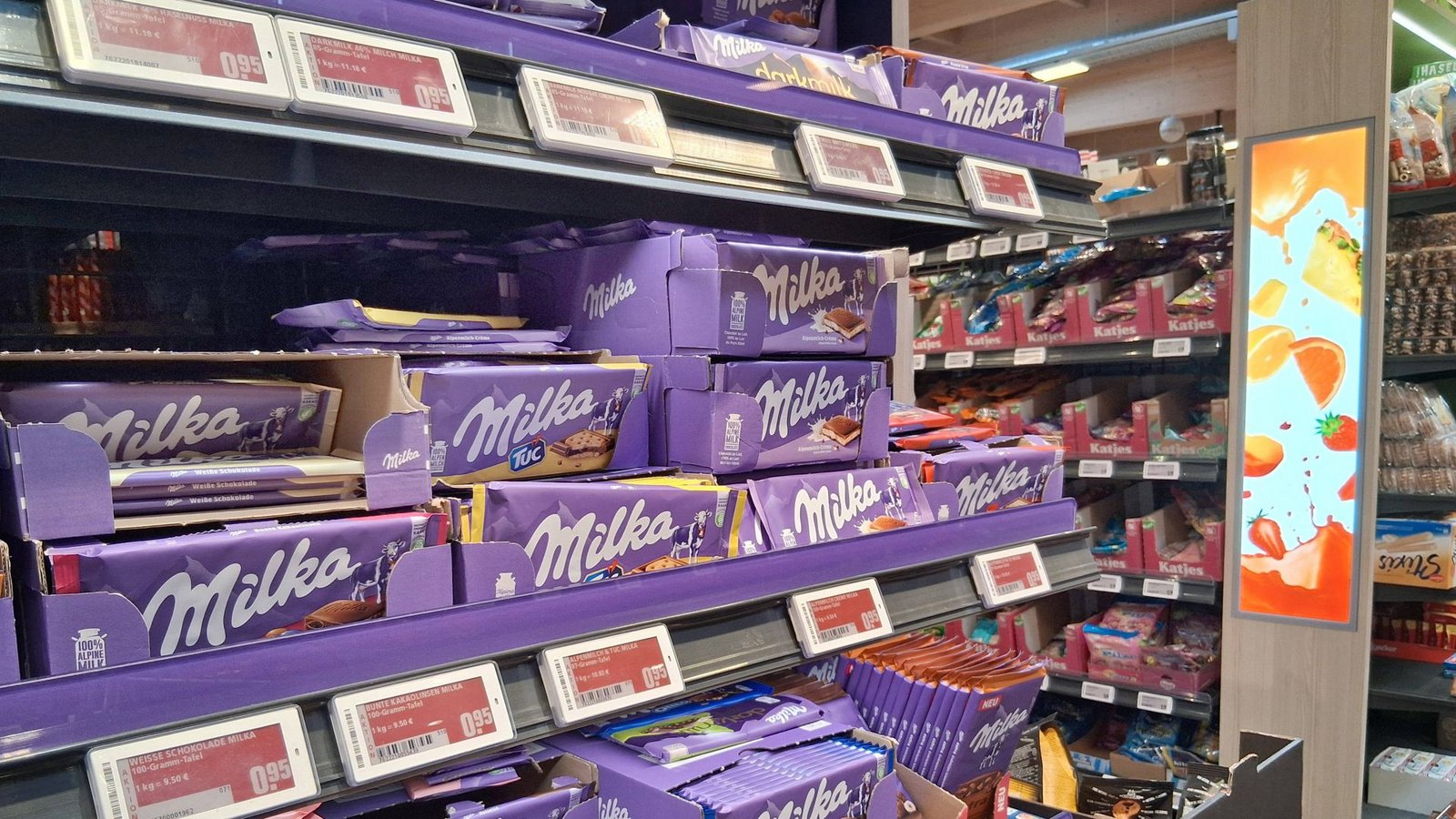 Milka-Schokolade ist im November und Dezember besonders gefragt.Foto: IMAGO/Martin Wagner