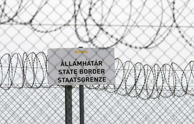 Die EU-Außengrenze zwischen Serbien und Ungarn.<span class='image-autor'>Foto: Darko Vojinovic/AP/dpa</span>