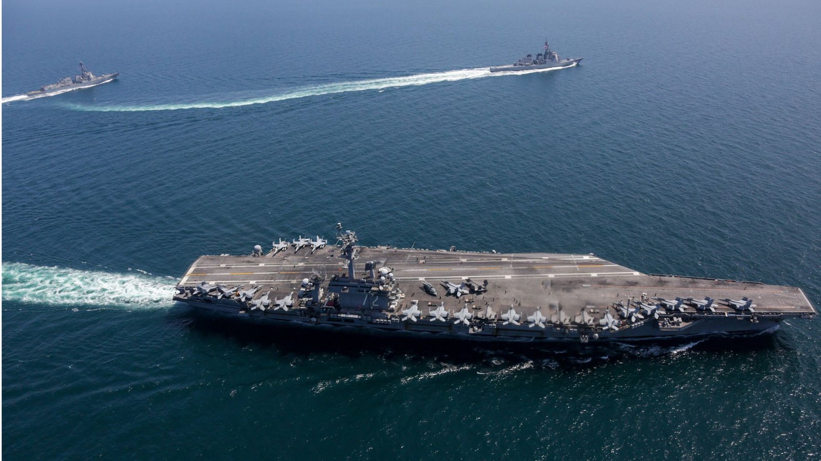Die „USS Theodore Roosevelt hat eine Besatzung von 5680 Mann und verfügt über 85 Flugzeuge.Foto: Imago/Zuma Press Wire Die „USS Theodore Roosevelt hat eine Besatzung von 5680 Mann und verfügt über 85 Flugzeuge.Foto: Imago/Zuma Press Wire