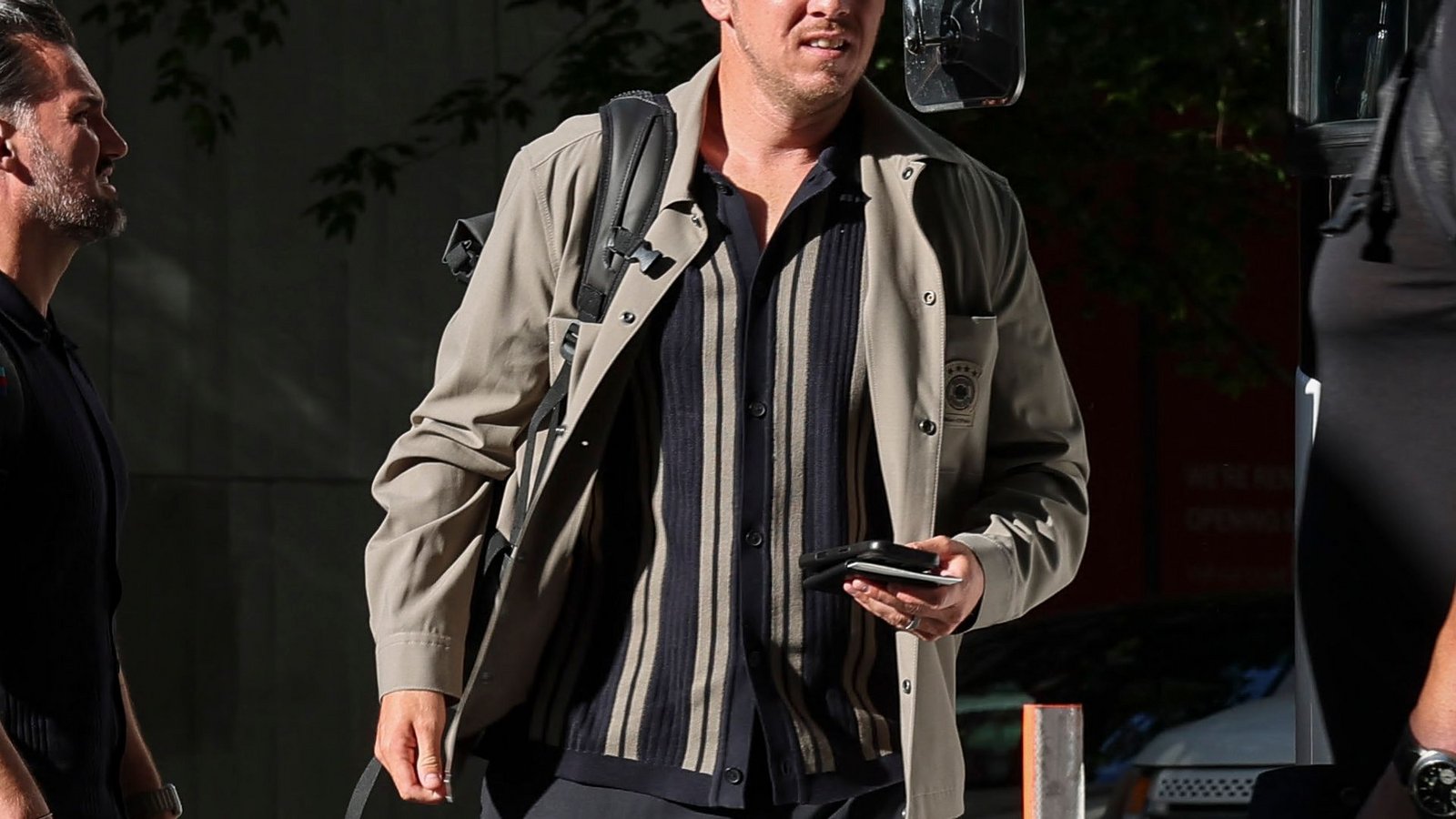 Julian Nagelsmann bei der Ankunft der Nationalmannschaft in Chicago.Foto: Christian Charisius/dpa