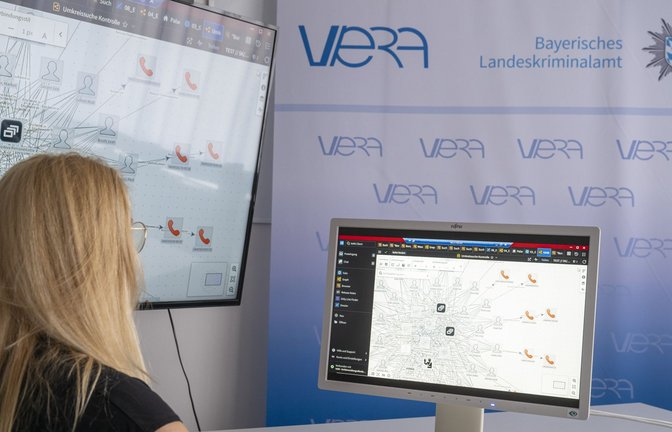 In Bayern arbeitet das LKA bereits mit VeRA – deren Kern ist die Software des US-Anbieters Palantir.<span class='image-autor'>Foto: Peter Kneffel/dpa</span>