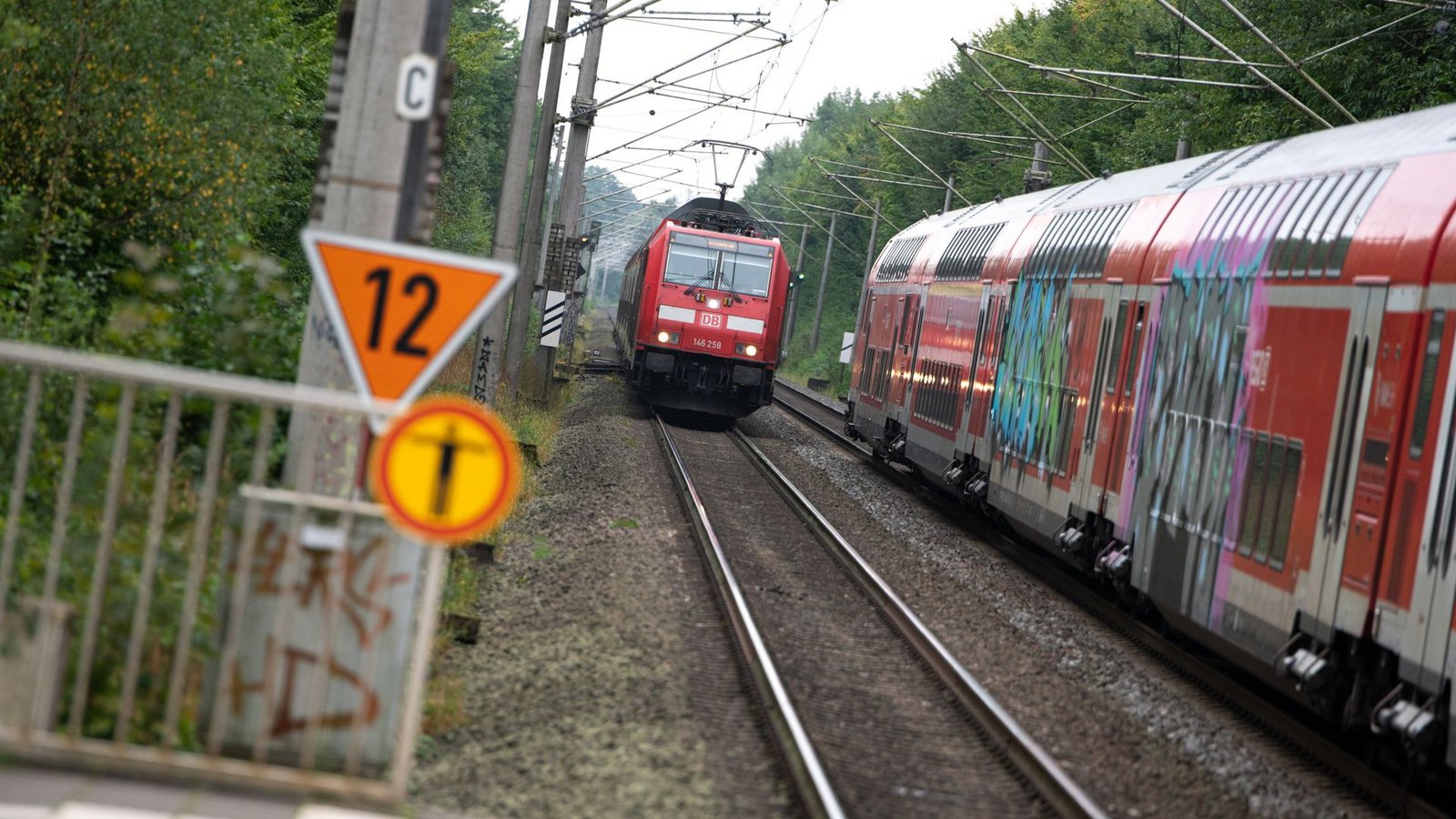 Der Mann wurde von einem einfahrenden Zug am Gmünder Bahnhof erfasst. (Symbolbild)Foto: dpa/Jonas Walzberg