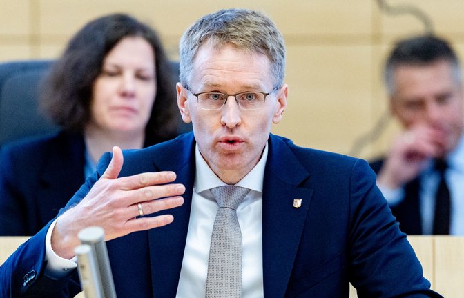Ist für ein AfD-Verbotsverfahren: Ministerpräsident von Schleswig-Holstein, Daniel Günther (CDU).<span class='image-autor'>Foto: Axel Heimken/dpa</span>
