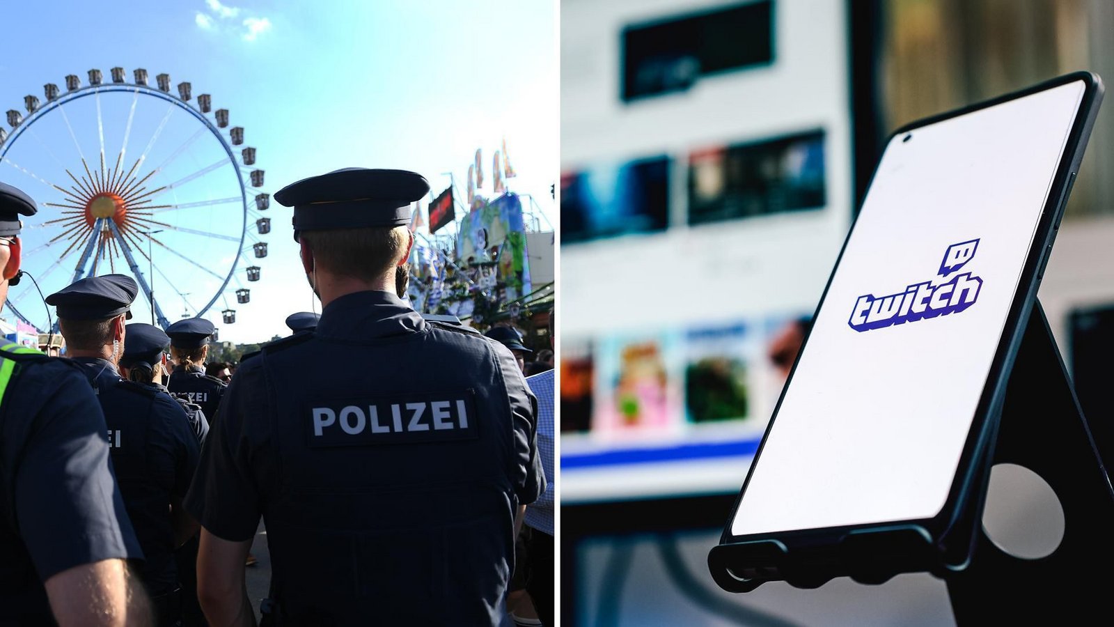 Die Streamerin Kunshikitty wurde auf der Wiesn sexuell belästigt – und zeichnete die Tat live auf. (Symbolbild)Foto: Felix Hörhager/dpa (li.), IMAGO/Pond5 Images (re.)