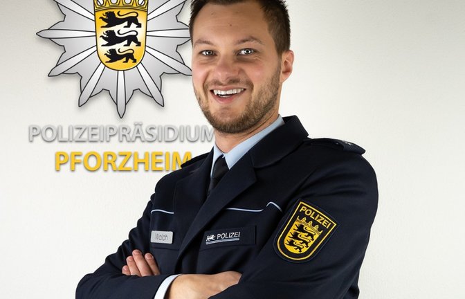 Julian Walch ist neuer Leiter des Polizeireviers Mühlacker Foto: Polizei