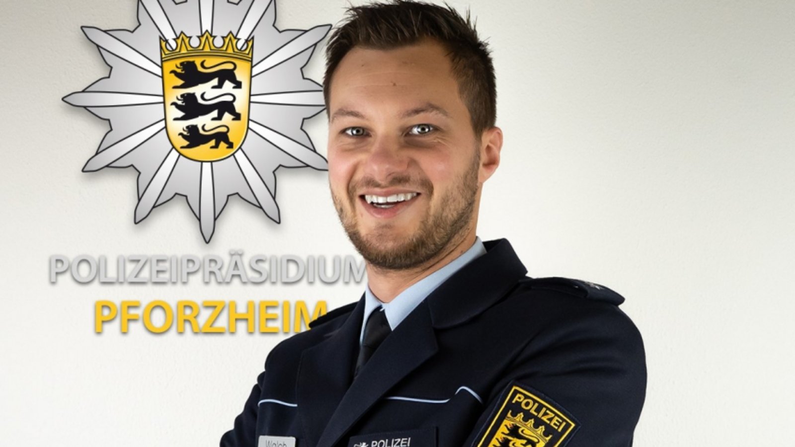 Julian Walch ist neuer Leiter des Polizeireviers Mühlacker Foto: Polizei