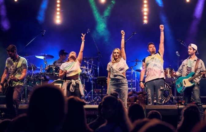 Mit Songs der 80er und 90er Jahre werden 7DICE das Publikum in Vaihingen am Mittwoch unterhalten. Foto: p