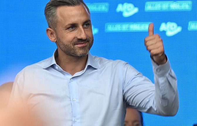 Ulrich Siegmund (AfD), Spitzenkandidat und Co-Vorsitzender der AfD-Landtagsfraktion Sachsen-Anhalt, im Porträt.<span class='image-autor'>Michael Brandt/dpa</span>