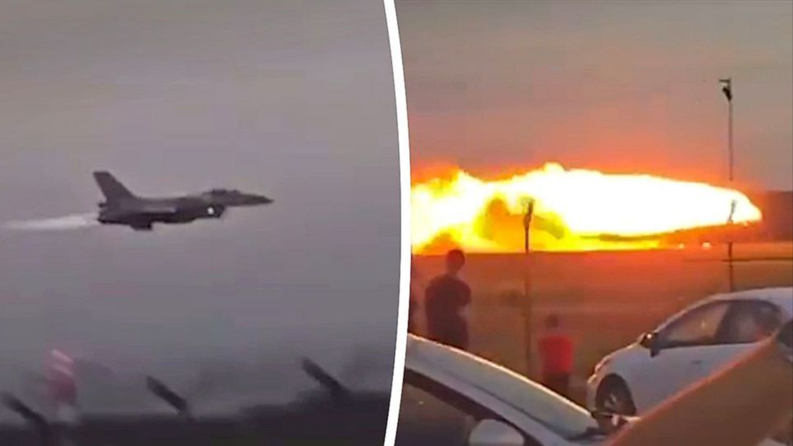 In der polnischen Stadt Radom ist ein Kampfjet bei den Vorbereitungen für die Flugschau abgestürzt.Foto: k! News