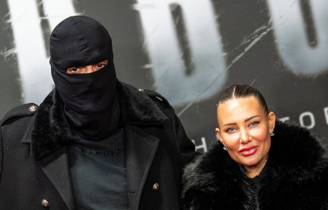 Rapper Haftbefehl und seine Frau Nina Anhan<span class='image-autor'>Foto: Christophe Gateau/dpa</span>