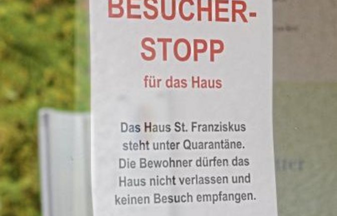 Das gesamte Seniorenzentrum St. Franziskus ist unter Quarantäne gestellt. Foto: Stahlfeld