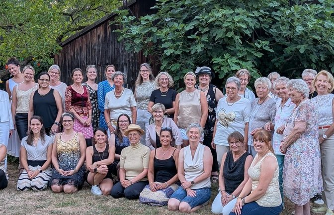 Die Hochdorfer Landfrauen bei ihrem Sommerfest. Foto: p