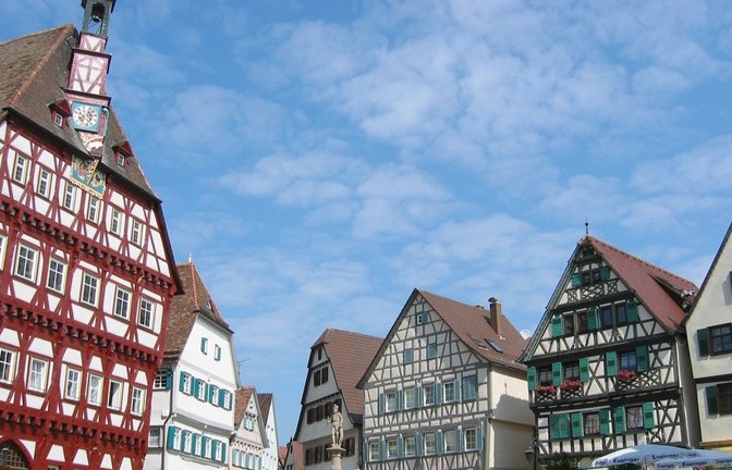 Es gibt einiges zu entdecken: die Altstadt von Markgröningen. <span class='image-autor'>Foto: p</span>
