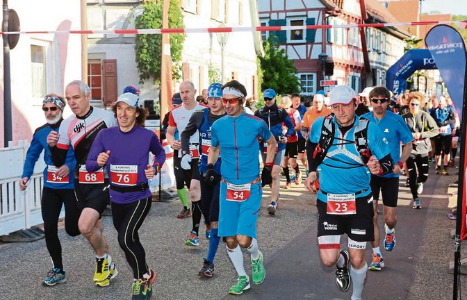 Start zu allen Wettbewerben beim 11. Kirbachtal-Lauf ist auf der Dorfstraße in Ochsenbach. Foto: Archiv/Küppers