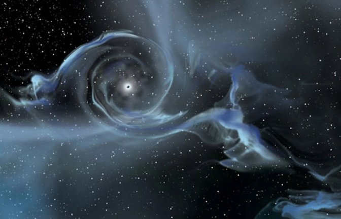 Diese Illustration macht Gravitationswellen sichtbar, sie zeugen vom Ursprung des Universums.<span class='image-autor'>Foto: © Nasa</span>