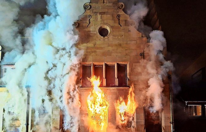 Bei dem Brand in der Konstanzer Innenstadt sind in der Nacht zum Donnerstag sieben Menschen verletzt worden.<span class='image-autor'>Foto: /David Bruder</span>