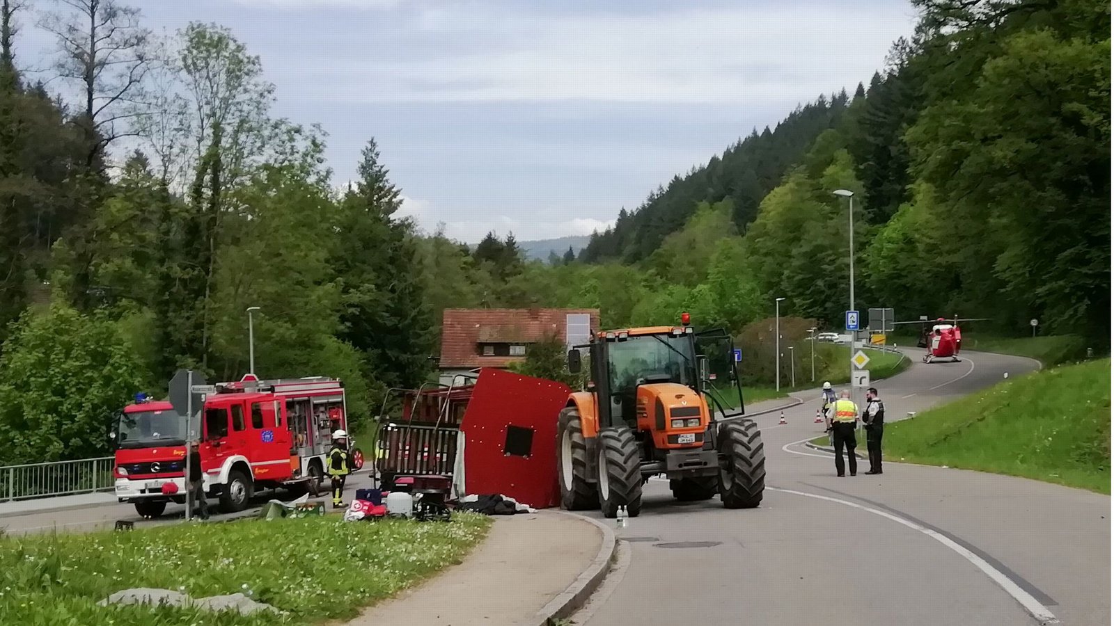 Bei dem Unfall waren 29 Menschen verletzt worden.Foto: dpa/Gudrun Gehr