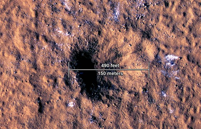 Die Marssonde „InSight“ bemerkte am 24. Dezember 2021 ein starkes Beben.<span class='image-autor'>Foto: AFP</span>