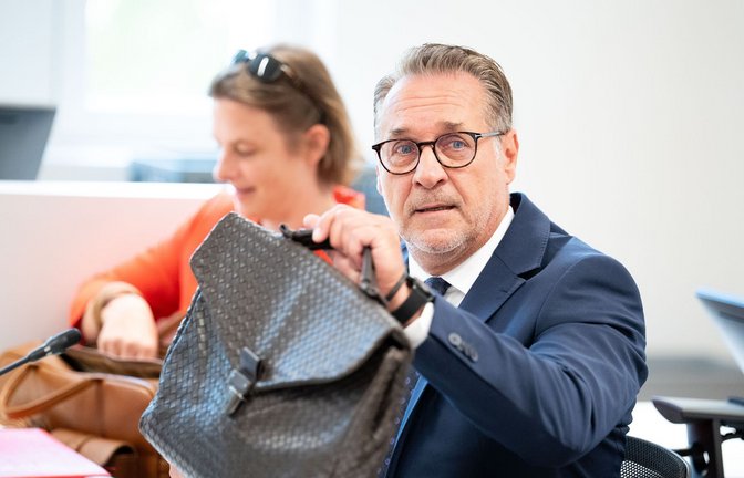 Der einst frühere FPÖ-Chef Strache bestreitet die Vorwürfe.<span class='image-autor'>Foto: Georg Hochmuth/APA/dpa</span>
