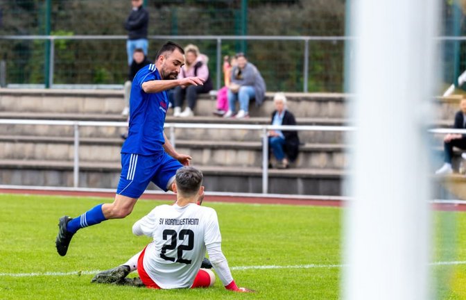Burak Yalman gelingt im Pokalspiel ein Doppelpack. Jetzt will er gegen Besigheim nachlegen.<span class='image-autor'>Andreas Essig</span>