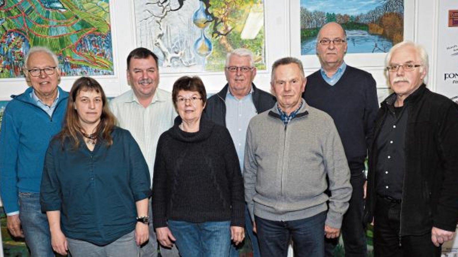 Der neu gewählte Vorsitzende Peter Federer (2.v.r.) mit seinen Vorstandskollegen.  Foto: Lorch