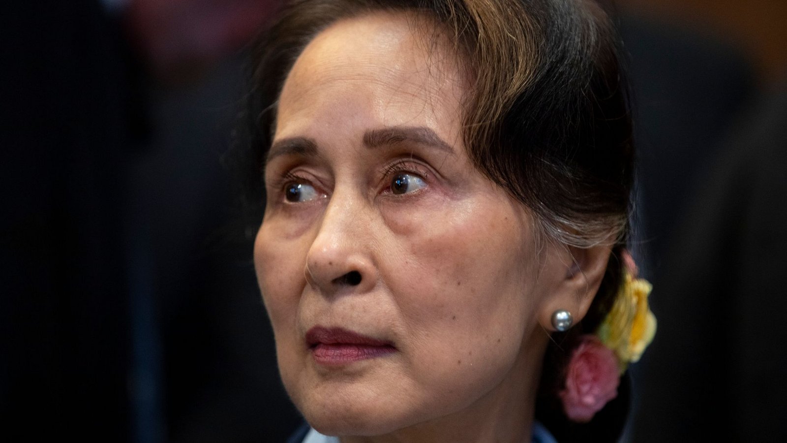 War nach dem Militärputsch vom Februar 2021 festgenommen worden: Aung San Suu Kyi.Foto: Peter Dejong/AP/dpa