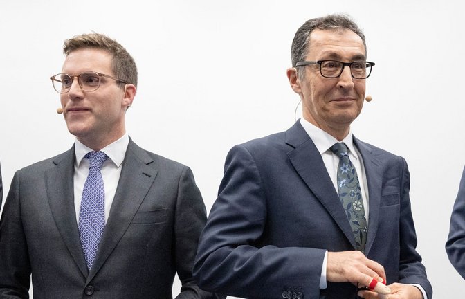Manuel Hagel (CDU) oder Cem Özdemir (Bündnis 90/Die Grünen) – wer wird Ministerpräsident? (Archivbild).<span class='image-autor'>Foto: Marijan Murat/dpa</span>