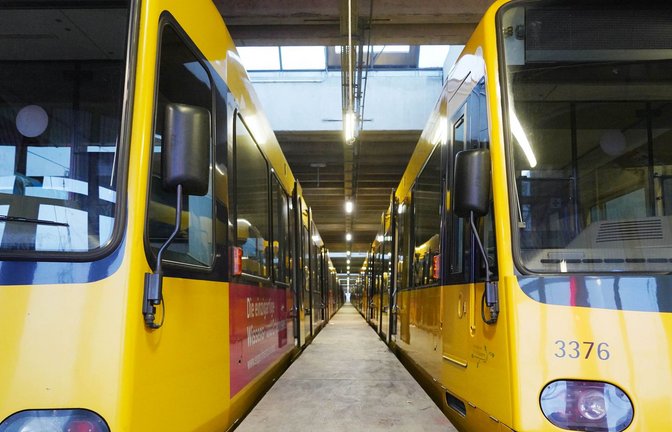 Am Freitag dürften auch die SSB-Bahnen wieder im Depot stehenbleiben.<span class='image-autor'>Foto: Andreas Rosar/Fotoagentur-Stuttgart</span>