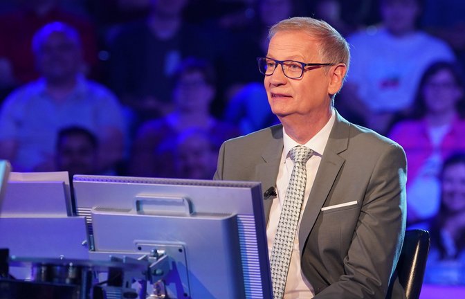 Günther Jauch ist für einige Wochen auf Gehhilfen angewiesen. (Archivbild)<span class='image-autor'>Foto: RTL / Stefan Gregorowius</span>