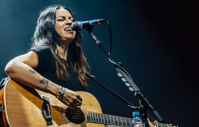 Engagiert: Amy Macdonald auf der Freilichtbühne Killesberg<span class='image-autor'>Christoph Schmidt</span>