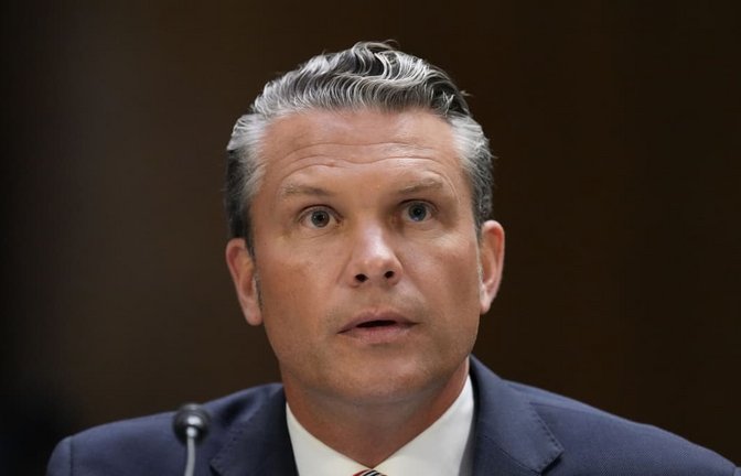 Verteidigungsminister Pete&nbsp; Hegseth&nbsp; hatte einen Wunsch.<span class='image-autor'>Jacquelyn Martin/AP/dpa</span>