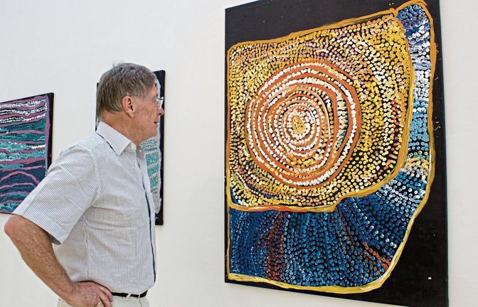 Farbenfrohe Kunst findet sich auf der obersten Ebene. Fotos: Friedrich