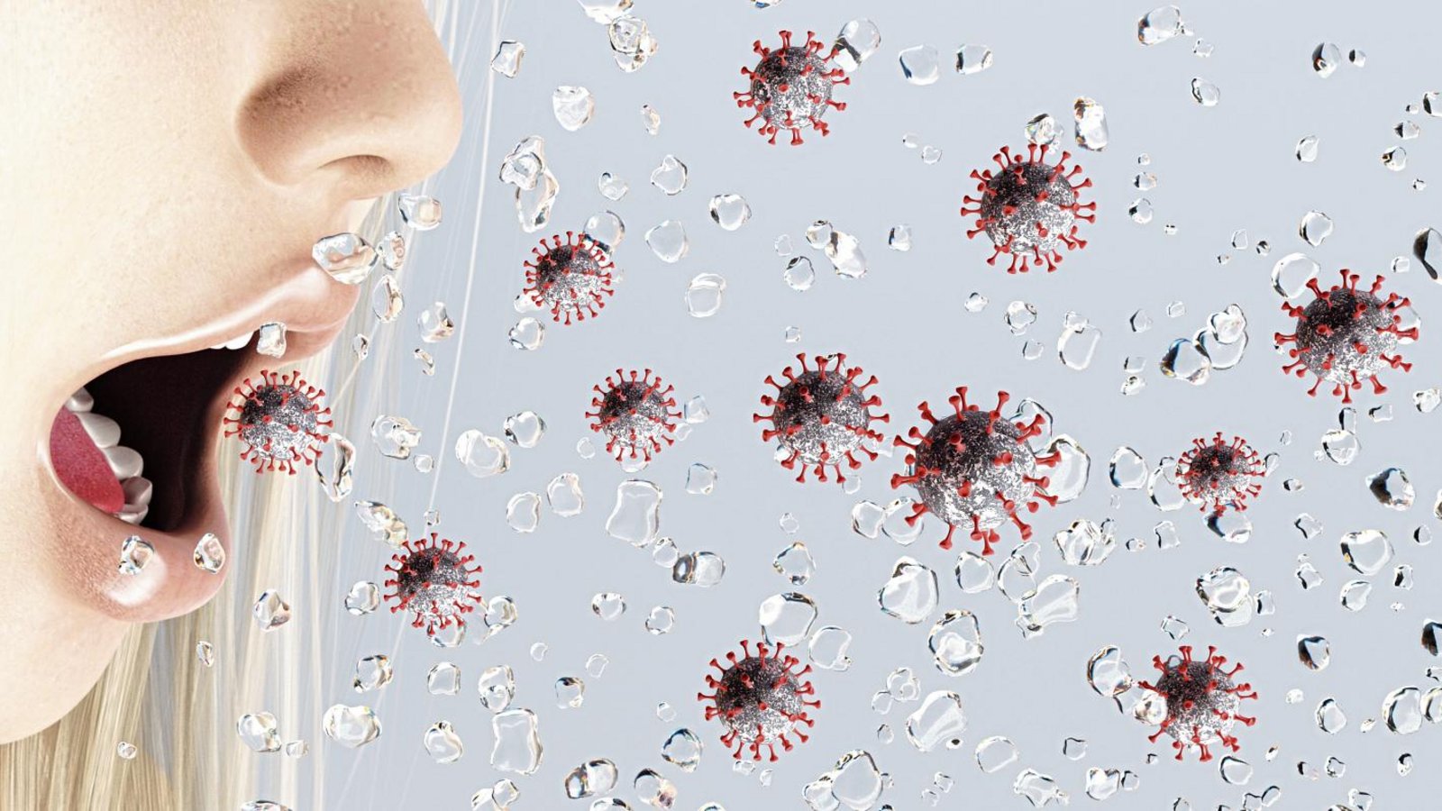 Das Coronavirus Sars-Cov-2 wird beim Niesen und Husten ausgestoßen und verteilt sich im Raum. Wer sich direkt unterhält oder küsst, hat ein entsprechend höheres Ansteckungsrisiko. Foto: ddp Das Coronavirus Sars-Cov-2 wird beim Niesen und Husten ausgestoßen und verteilt sich im Raum. Wer sich direkt unterhält oder küsst, hat ein entsprechend höheres Ansteckungsrisiko. Foto: ddp