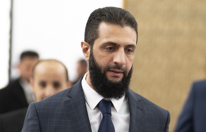 Der Übergangs-Staatschef von Syrien, Ahmed al-Schaara<span class='image-autor'>Foto: dpa/Mosa'ab Elshamy</span>