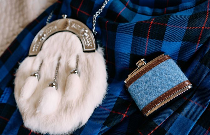 Bei der Fußball-WM erlaubt: Eine Kilt-Tasche<span class='image-autor'>Foto: IMAGO/Zoonar/IMAGO/Zoonar.com/Nadtochiy Vladimir</span>