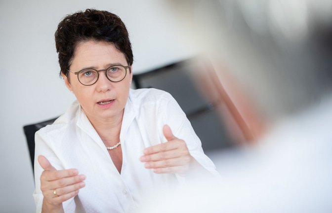 Marion Gentges prüft eine Beschwerde.<span class='image-autor'>Foto: dpa/Christoph Schmidt</span>