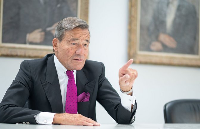 Wolfgang Grupp, wie man ihn kannte: Ein selbstbewusster Macher. Aber er hat auch eine andere Seite an sich. (Archivbild)<span class='image-autor'>Foto: Sebastian Gollnow/dpa</span>