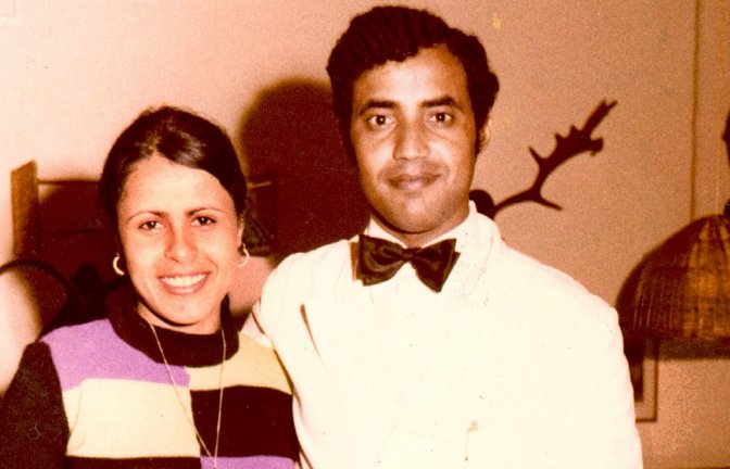Das Ehepaar Sadok und Fatma in Stuttgart, Anfang der 1970er Jahre.<span class='image-autor'>Foto: privat</span>
