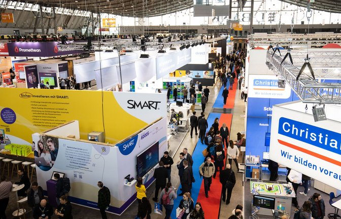 Alles rund ums Thema Bildung: Die Didacta, die größte Fachmesse für Bildungswirtschaft in  Europa, dauert noch bis Samstag.<span class='image-autor'>Foto: Lichtgut/L/eif Piechowski</span>