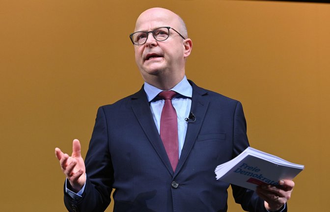 Michael Theurer beim Dreikönigstreffen im vergangenen Jahr.<span class='image-autor'>Foto: dpa/Uli Deck</span>