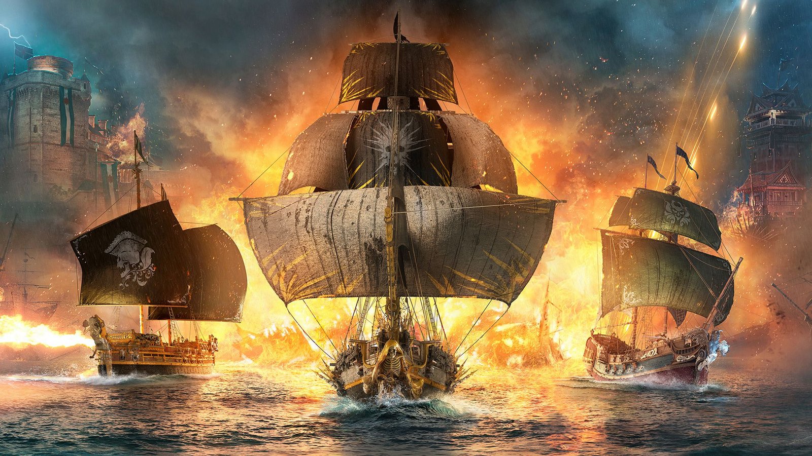 „Skull and Bones“ sieht bisweilen spektakulär aus. Aber leider nicht immer.Foto: Ubisoft „Skull and Bones“ sieht bisweilen spektakulär aus. Aber leider nicht immer.Foto: Ubisoft