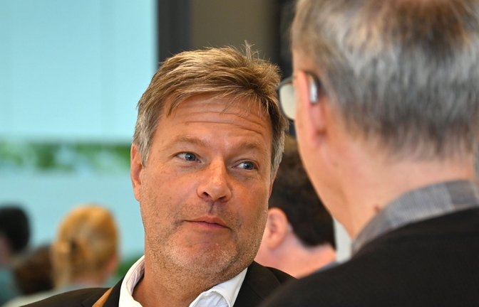 Robert Habeck hat sich mit auf der Plattform X zurückgemeldet. (Archivbild)<span class='image-autor'>Foto: dpa/Alina Grünky</span>