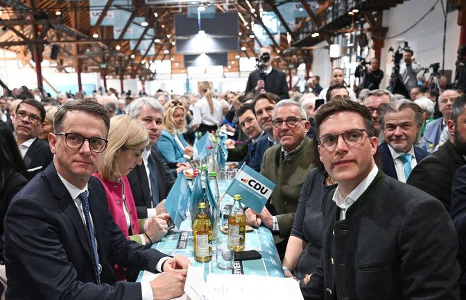 CDU feiert Aschermittwoch in Fellbach noch im  Siegestaumel nach der Bundestagswahl.<span class='image-autor'>Foto: dpa/Bernd Weißbrod</span>