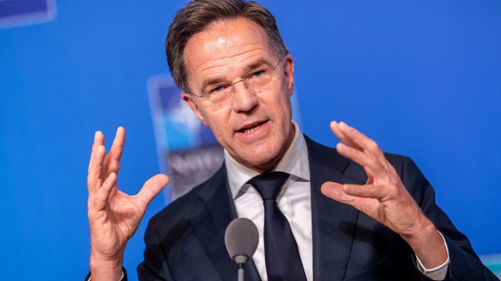 Mark Rutte, Generalsekretär der Nato, nimmt am Pressestatement vor dem NATO-Gipfel dem Treffen des Nordatlantikrats auf Ebene der Staats- und Regierungschefs teil. (zu dpa: «Rutte: US-Angriffe auf Iran «absolut notwendig»»)Michael Kappeler/dpa Mark Rutte, Generalsekretär der Nato, nimmt am Pressestatement vor dem NATO-Gipfel dem Treffen des Nordatlantikrats auf Ebene der Staats- und Regierungschefs teil. (zu dpa: «Rutte: US-Angriffe auf Iran «absolut notwendig»»)Michael Kappeler/dpa
