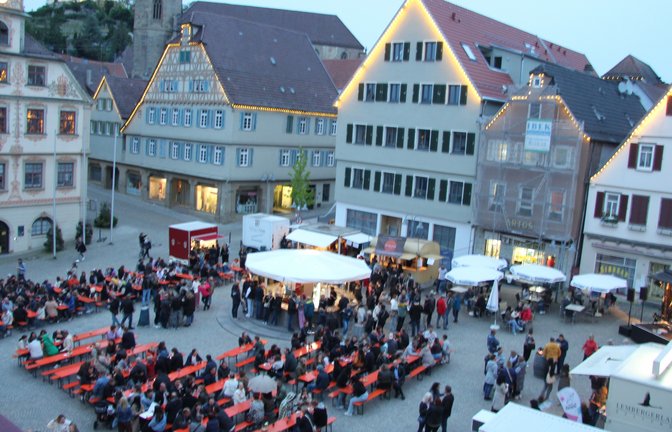 Nicht nur bei Festen soll der Marktplatz zum Begegnungsort werden. Archivfoto: VKZ/Banholzer