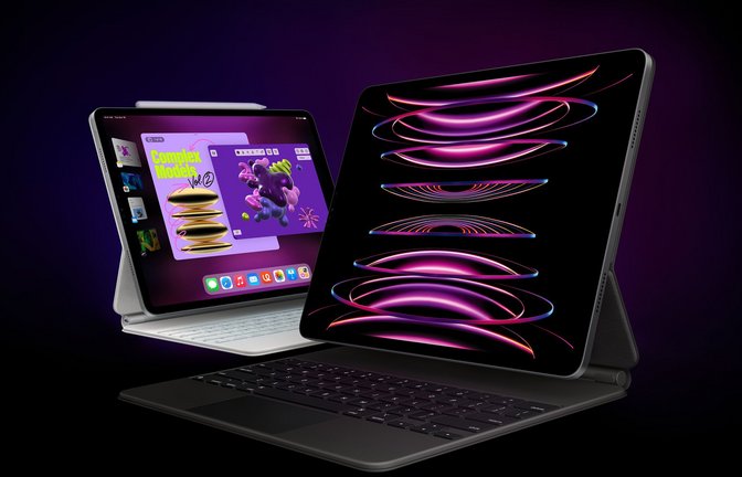 In den neuen iPad-Pro-Modellen steckt der M2-Prozessor, den Apple selbst entwickelt hat.<span class='image-autor'>Foto: Apple</span>