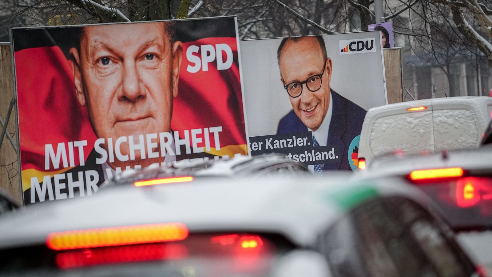 Plakate zur Bundestagswahl: Keiner der Kandidaten ist besonders beliebt.Foto: dpa/Kay Nietfeld Plakate zur Bundestagswahl: Keiner der Kandidaten ist besonders beliebt.Foto: dpa/Kay Nietfeld