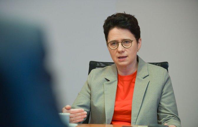 Justizministerin Marion Gentges lenkt ein.<span class='image-autor'>Foto: Lichtgut/Max Kovalenko</span>